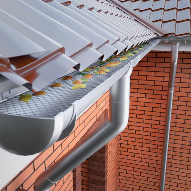 Gutter Mesh Cover Plastic Roll (2 rolls)