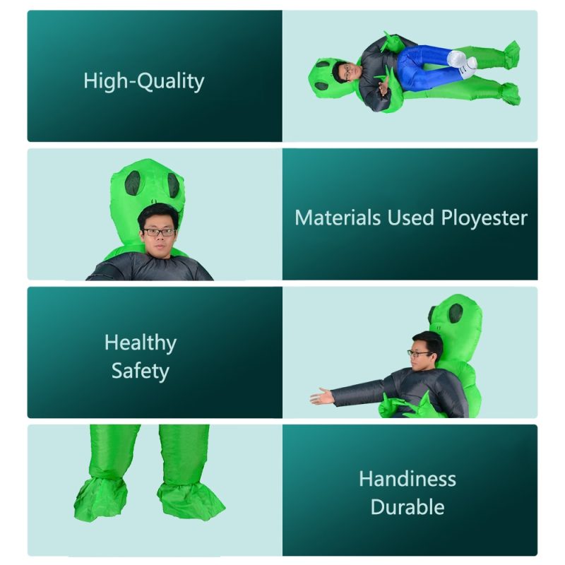 Alien Abduction Costume Inflatable Suit - Image 2