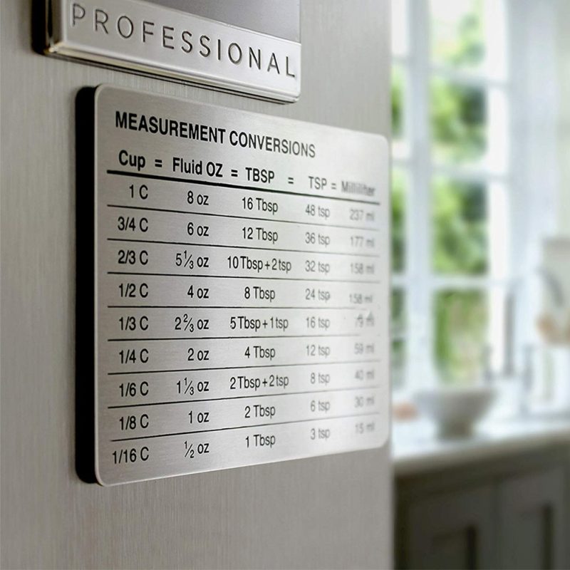 Baking Conversion Chart Magnetic Plate - Image 3
