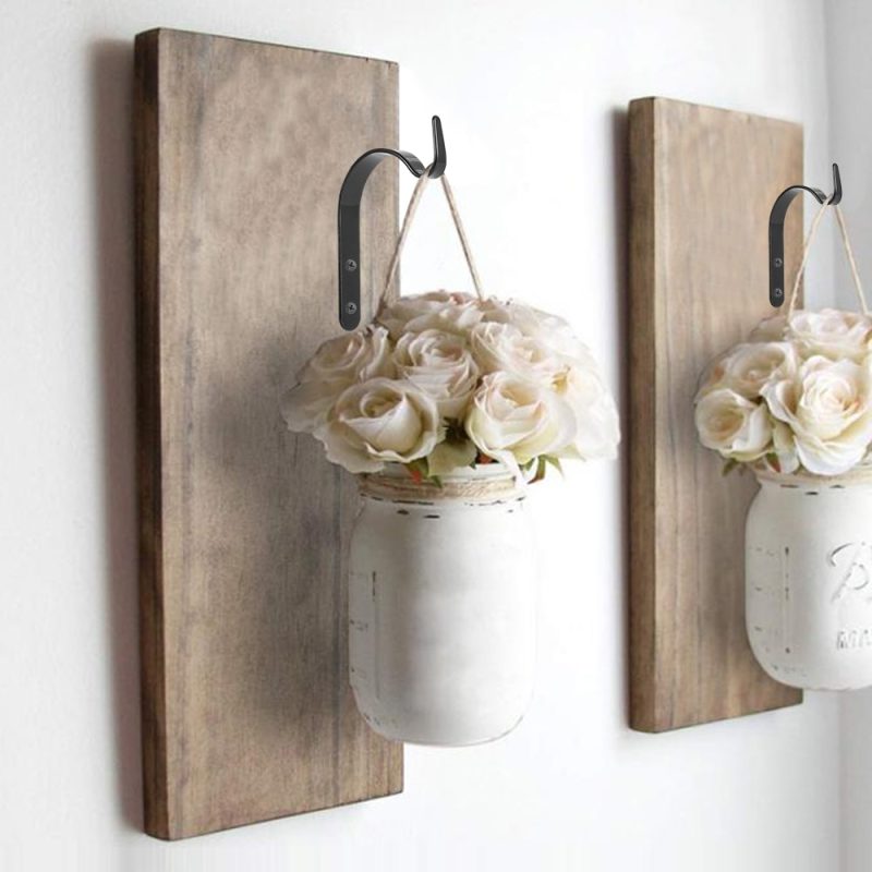 Hanging Basket Hooks Wall Mount (10 pcs) - Image 5