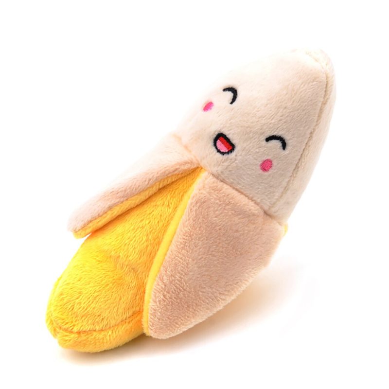 Banana Dog Toy Squeak Pet Plushy - Image 2