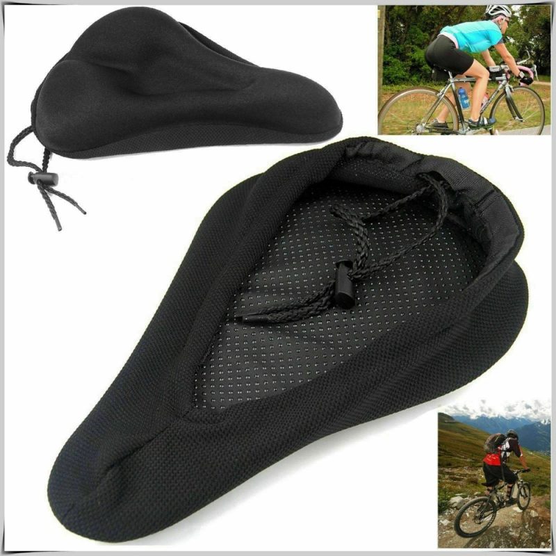 Padded Bicycle Seat Cover 3D Pad Cushion - Image 2