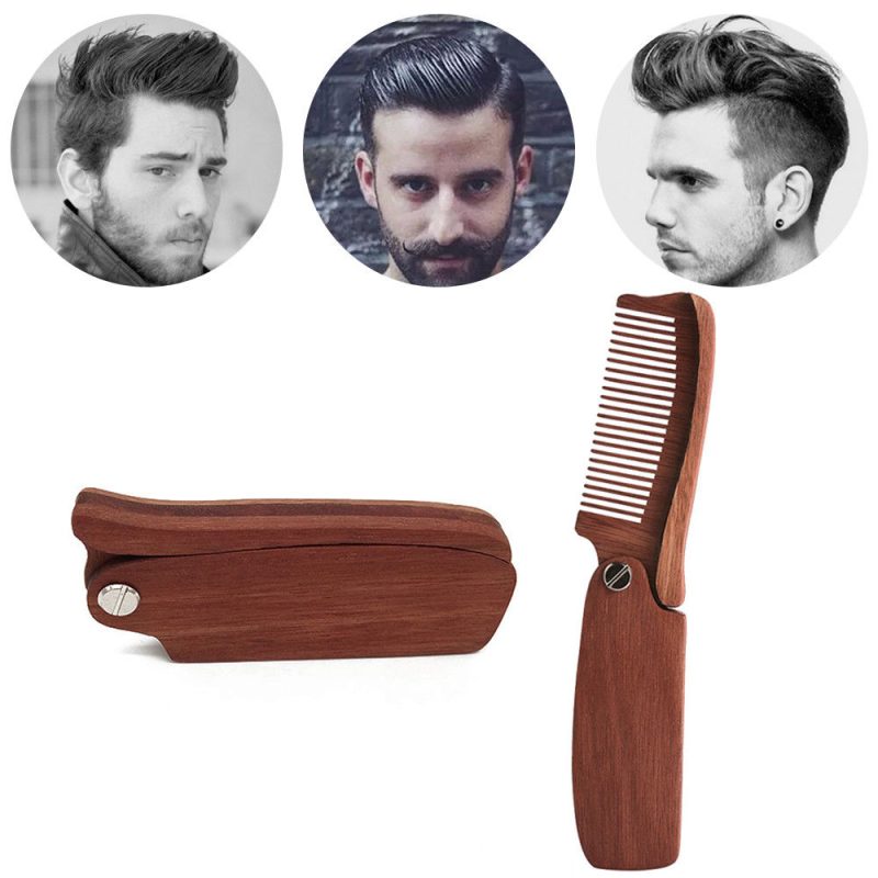 Beard Comb Wooden Hair Styling Brush - Image 6