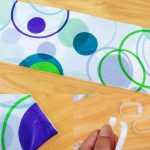 Bathroom Shower Curtain with Curtain Clips