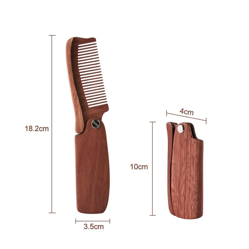 Beard Comb Wooden Hair Styling Brush - Image 4