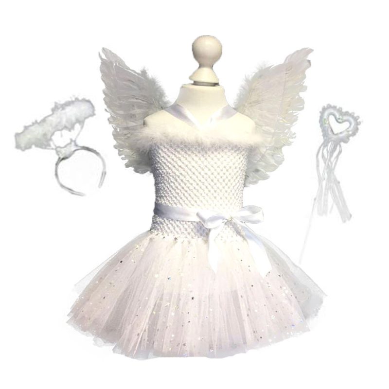 Angel Costume For Kids Tutu Dress - Image 4