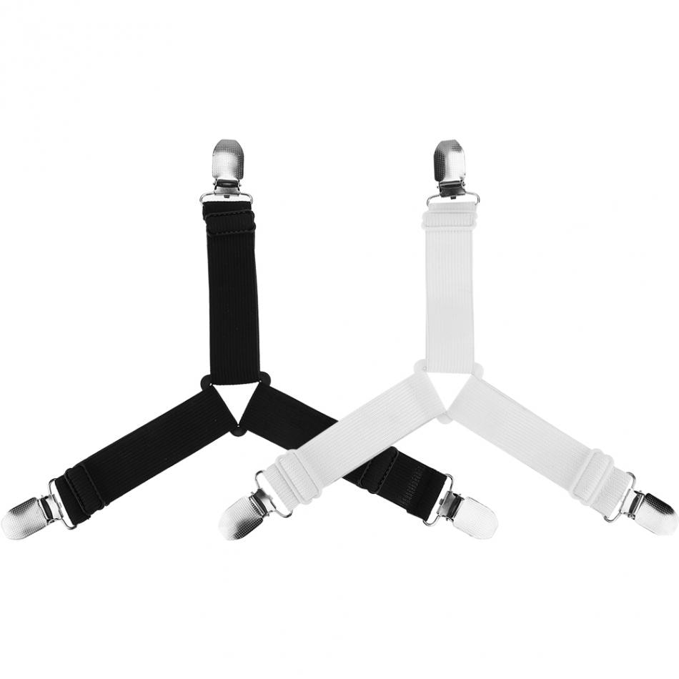 Bed Sheet Straps Elastic Bed Sheet Clips (4Pcs) - Image 6