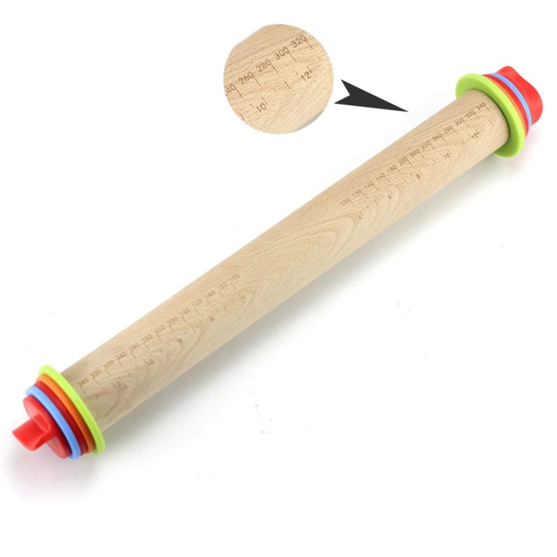 Adjustable Rolling Pin Wooden Tool - Image 2