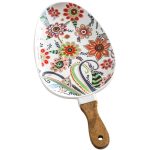 Ceramic Dinner Plate with Handle