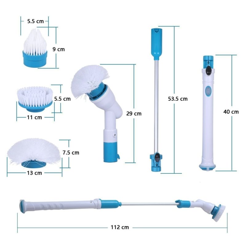 Electric Cleaning Brush Cleaner Set