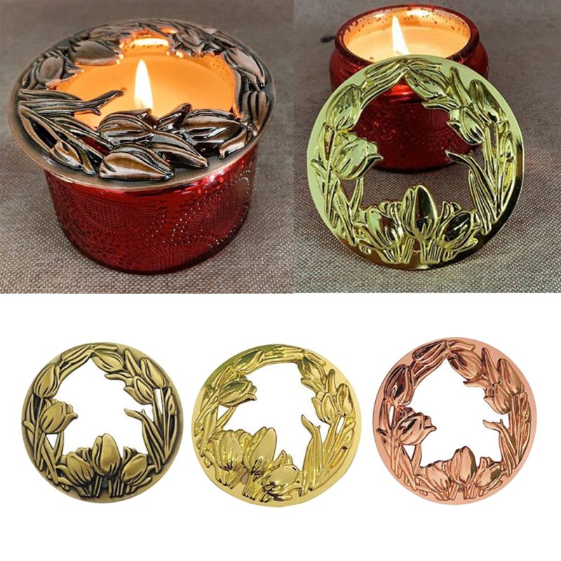 Candle Topper Metal Jar Candle Lid - Image 6