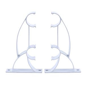 Double Curtain Rod Brackets (2Pcs)