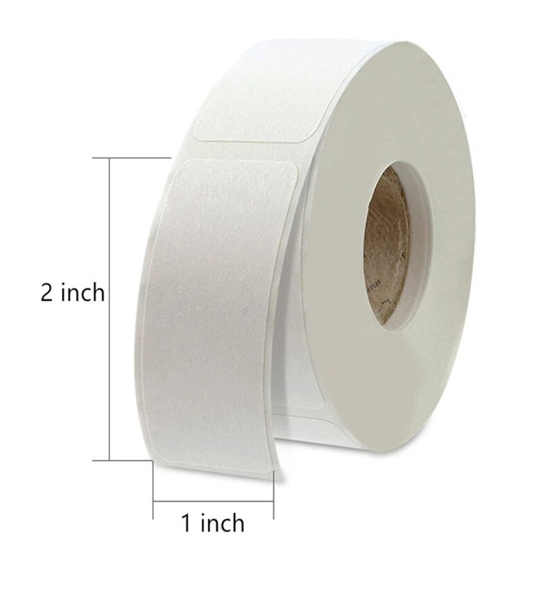 Blank Label Sticker Paper Roll (500pcs) - Image 4