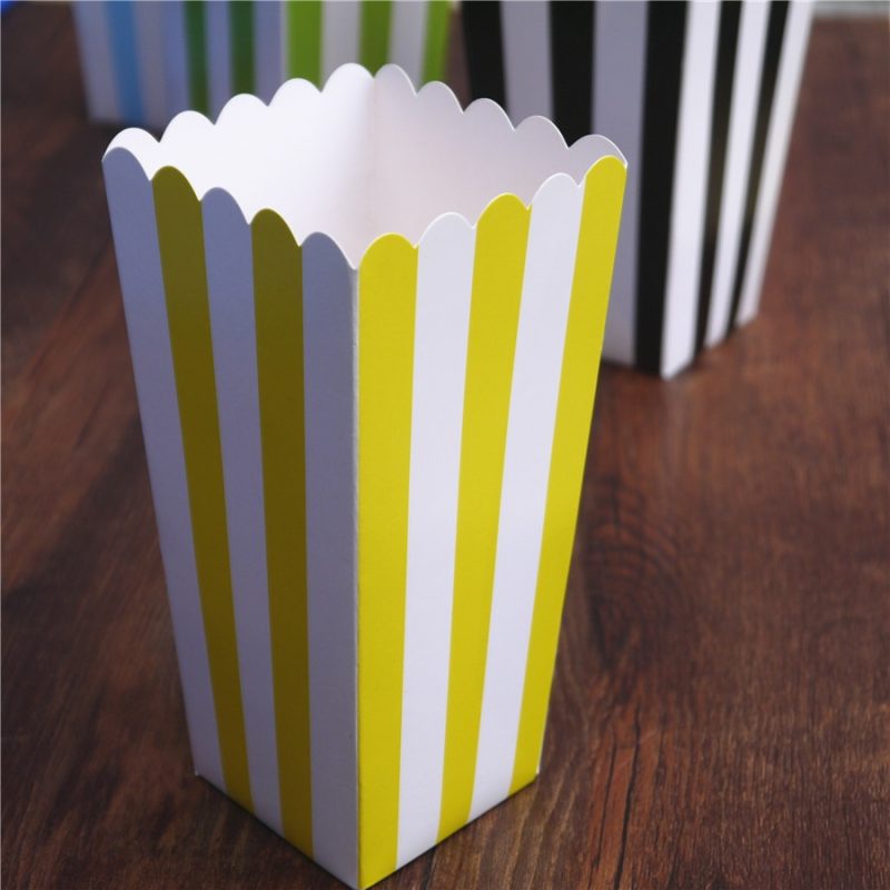 6pcs Popcorn Boxes Paper Containers - Image 2