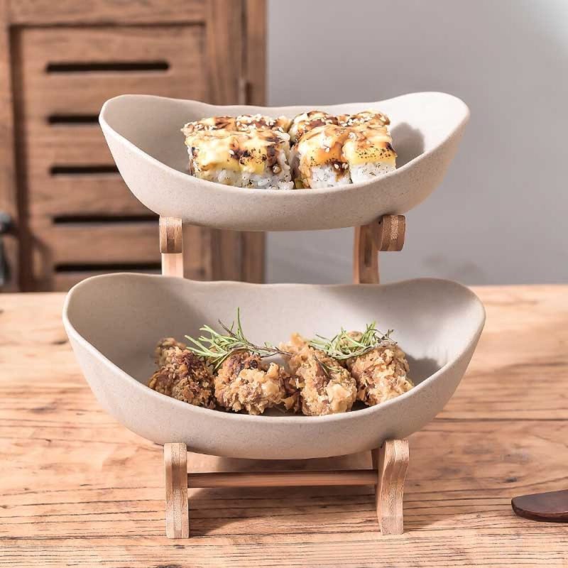 3 Tier Plate with Stand Display Plates - Image 5