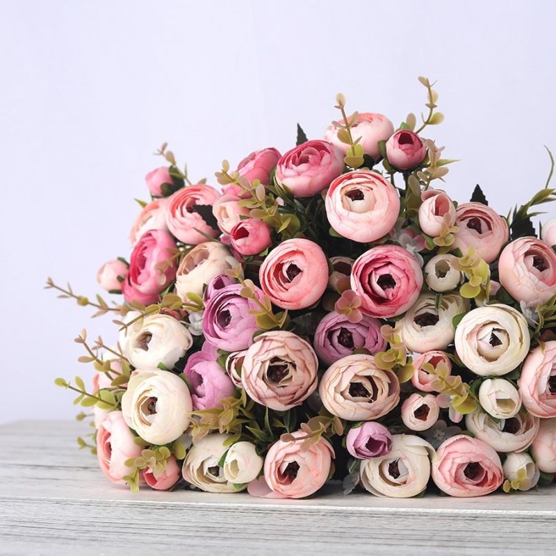 Artificial Flower Bouquet Silk Flowers - Image 6