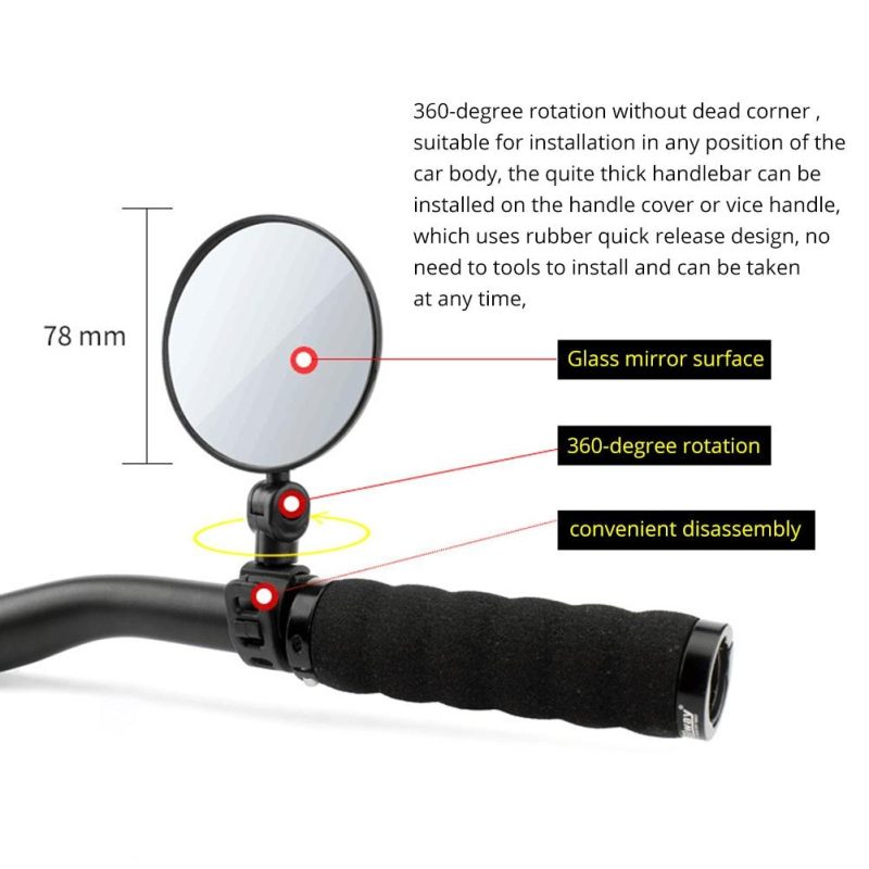 Side Mirror for Bike Handlebar Mirror - Image 4