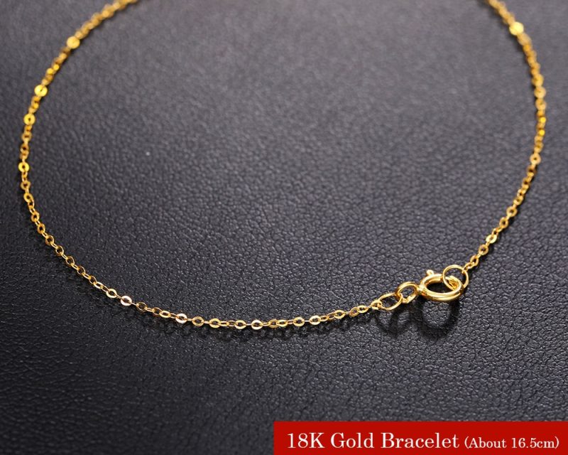 18k Pure Simple Gold Bracelet Designs - Image 2
