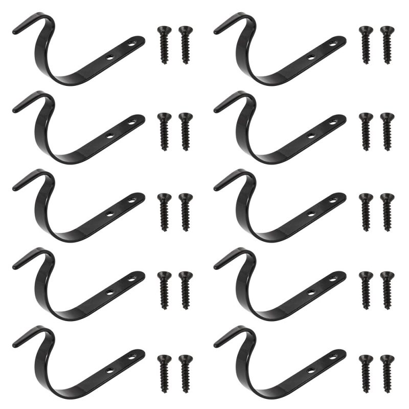 Hanging Basket Hooks Wall Mount (10 pcs) - Image 2